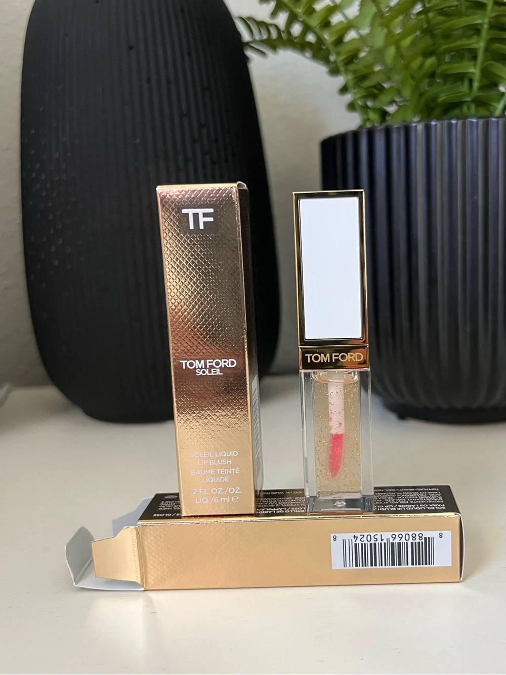 Tom Ford Soleil Liquid Lip Blush - 24 Carat Gold Flakes